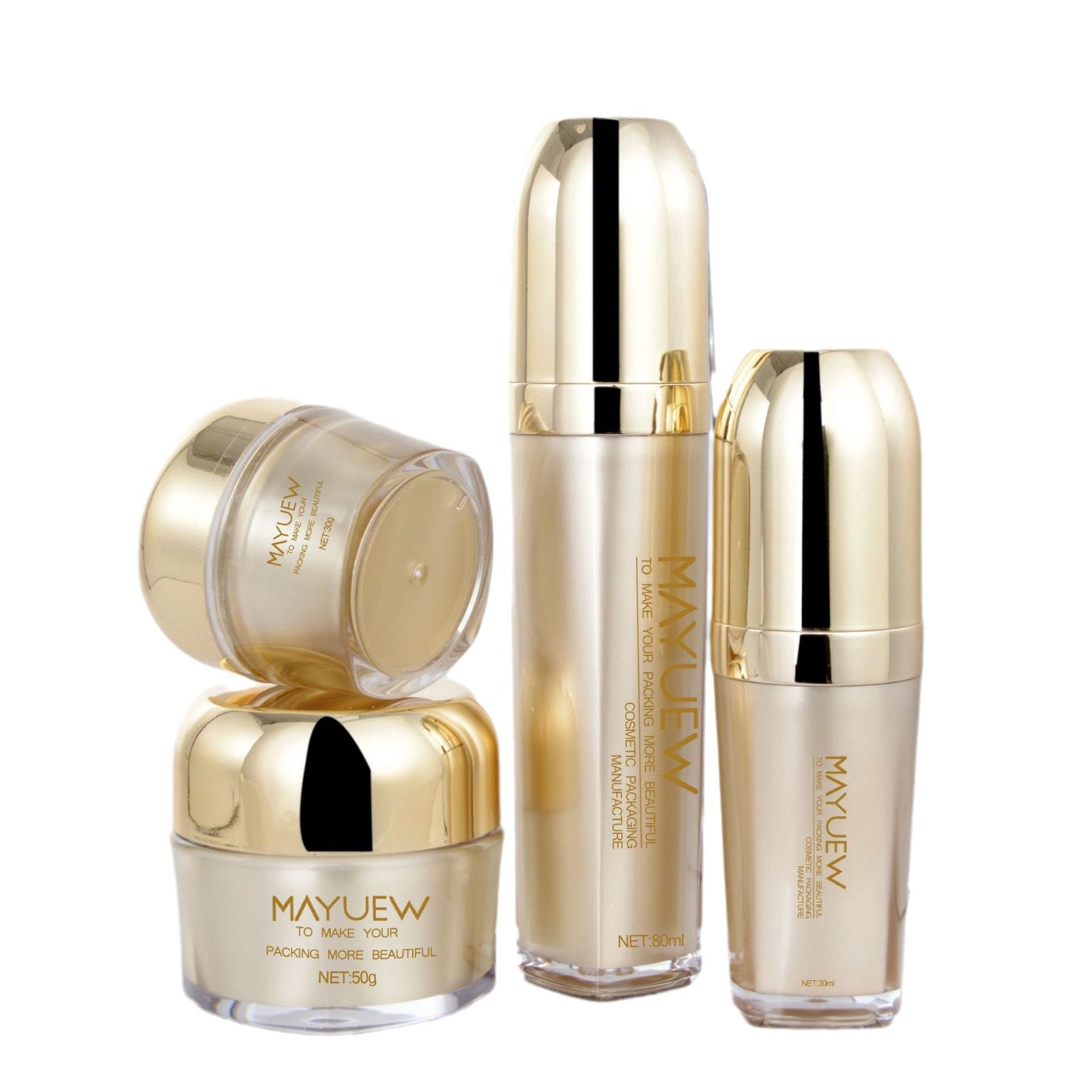 Arylic cream jar & Spray bottles set - Image 3