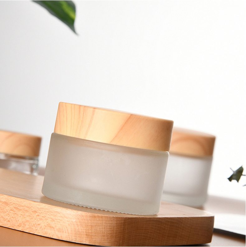 Bamboo & Glass Cream Jars - Image 4