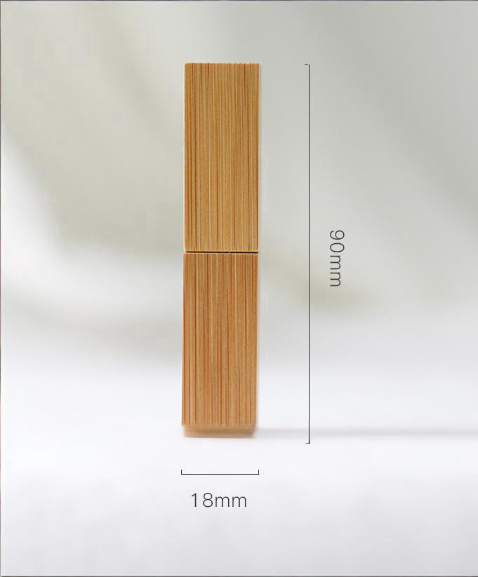 Eco-friendly Square Bamboo Lip Balm Tube - Image 6